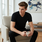Classic V-Neck Cotton Short Sleeve T-Shirt