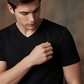 Classic V-Neck Cotton Short Sleeve T-Shirt