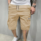 Men's Casual Cargo Shorts with Drawstring Waist