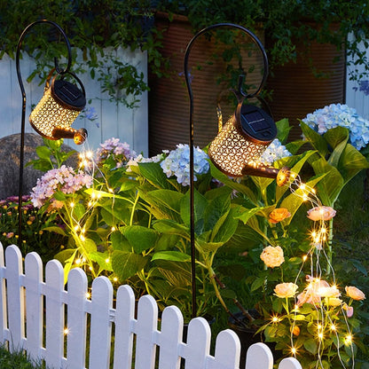 🔥50% OFF- 💦Solar Waterfall Lights💐