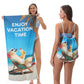 ⏰🔥LIMITED TIME 50% OFF!🔥50K+ SOLD!2-in-1 Printed Beach Towel Backpack