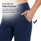 Drawstring Waist Cropped Sweatpants – Soft Polyester, Capri-Length & Side Pockets