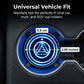 Rechargeable LED Car Cup Holder Lights