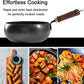 Uncoated Thick Iron Pot with Lid