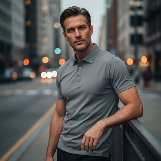 🥳2026 HOT SALE🥳💞50K+ SOLD!👔⚡ 50% OFF!👕Men's Quick-Dry Short-Sleeve Lapel T-Shirt