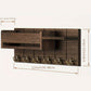 Wall-Mounted Mail and Key Holder with Shelf