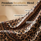 Animal Print Halter V-Neck Maxi Dress