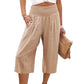 🌸 Relaxed Fit Cropped Pants with Elastic Waist – Skin-Friendly Blend & Versatile 12-Color Choice