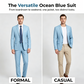 ✨👔50% OFF! 🔥Men's 2-piece modern fit business suit set