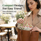 Elegant Floral Printed Cosmetic Bag