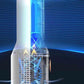 6-Speed Bladeless Electric Fan with Light