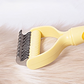 🥳2026 HOT SALE🥳💞50% OFF! 🐕Dual-Sided Pet Grooming Rake—Less mess, more cuddles. ✨🧡