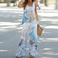 Women's Sleeveless Top & Wide-Leg Pants Set