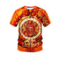 Vintage Tribal Art Short Sleeve Tee for Men