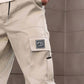 Multi-Pocket Straight-Leg Cargo Pants for Men
