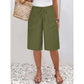 Women's Casual Drawstring Capri Shorts