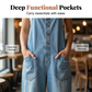 🔥New Arrivals & Special Offers-Women's Casual Baggy Denim Overalls with Pockets