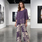 📢📢50% OFF !! ⏰Women's Elegant Flowy Top & Printed Pants Set
