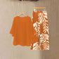 📢📢50% OFF !! ⏰Women's Elegant Flowy Top & Printed Pants Set