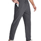Men's Lightweight Athletic Pants with Zipper Pockets