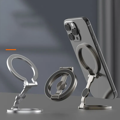 📱 LIMITED-TIME 50% OFF! ✨ Foldable Magnetic Phone Mount – Multi-Angle, Stable, Portable 🧲
