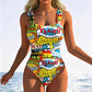 ⏰🔥2026 HOT SALE🩱Women's Modern Printed One-Piece Swimsuit