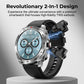 2-in-1 Smartwatch with Built-in TWS Earbuds