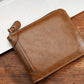 👛 LIMITED-TIME 50% OFF! ✨ Men's PU Leather Wallet – Zip-Around, 4 Colors, 11.5x9.5cm 🤵