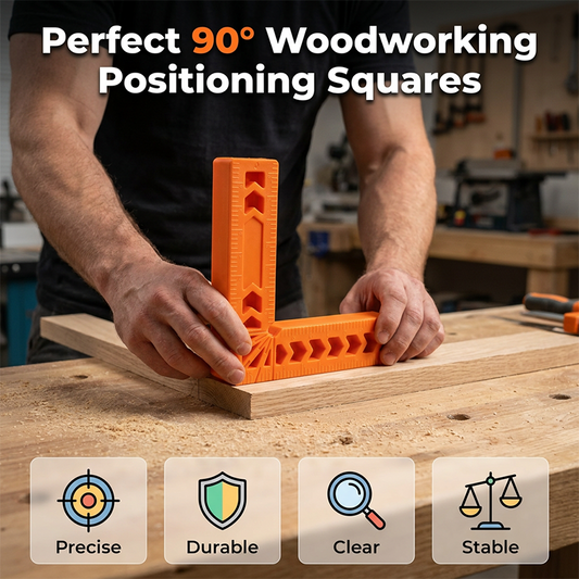 📐 90-Degree Right-Angle Carpenter's Square Set | Precise Alignment – Cash on Delivery ✅