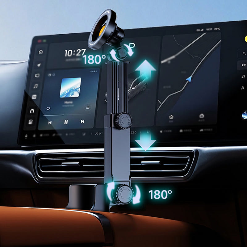 360 degree flexible car cup holder phone mount