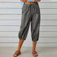 Women's Casual Capri Pants with Pockets