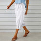 Women's Casual Capri Pants with Pockets