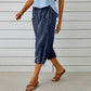 Women's Casual Capri Pants with Pockets