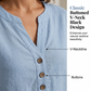 Women's Casual Solid Color V-Neck Top