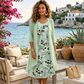 Women's Elegant Chiffon Dress & Cardigan 2-Piece Set