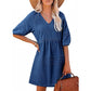 🔥New Arrivals & Special Offers-Women's Loose Fit Casual Denim Dress