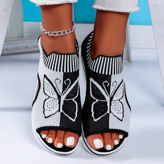 Women's Casual Peep-Toe Platform Beach Sandals