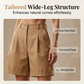 Women's High-Waist Pleated Shorts