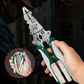 Multifunctional folding wire strippers with voltage tester