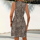 💥Women's V-neck dress with leopard print – Bold, Flattering, Versatile 🌟