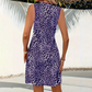 💥Women's V-neck dress with leopard print – Bold, Flattering, Versatile 🌟