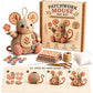 ⏳Time-Limited Special⏰Handcrafted Vintage Mouse Plush Sewing Kit