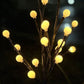 Solar Powered LED Tree Branch Garden Stake Light