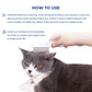 🛁 Multifunctional Pet Grooming Comb – Fine stainless steel needles – Removes tear stains, fleas & tangles – gentle on skin, effective for cats and dogs ✨🐶
