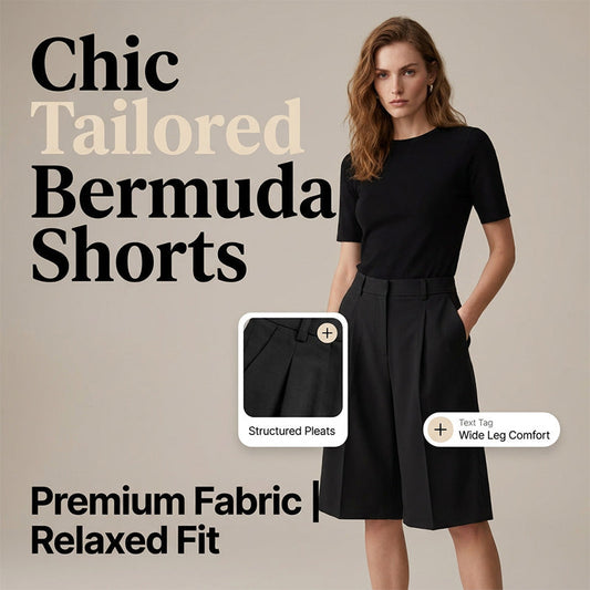 📢📢50% OFF !! ⏰Women's Loose Fit Bermuda Shorts
