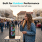 📢📢50% OFF !! ⏰Portable Bluetooth Speaker with Wired Microphones