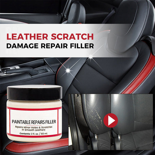 🛠️50K+ SOLD!🪑50% OFF! 💞Leather Scratch Repair Filler – Fills deep cracks & damage, restores smooth surface. No need to replace – just fill & forget! 💺✨