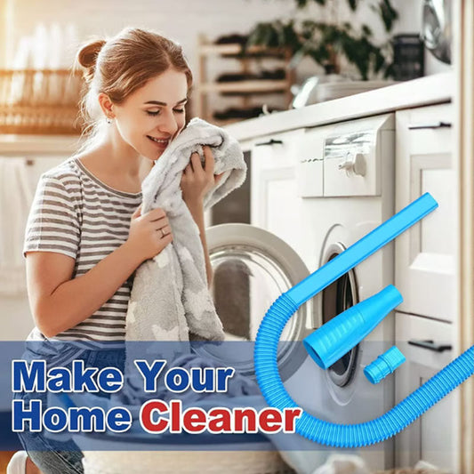 ⏰Limited Time Sales - save 50% OFF🧹 Tumble Dryer Vent Cleaner Kit – 2-Piece Lint Removal Brush & Vacuum Attachment 🌬️