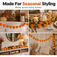 🌼Limited Time 50% Off! 🎃Artificial Marigold Flower LED String Lights – Waterproof 8 Lighting Modes, 20 LEDs Battery Powered, Decor for Halloween, Day Of The Dead Altar, Porch & Indoor Festival Decor
