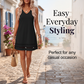 Trending Now🔥Sleeveless Eyelet Hem Dress – Versatile V-Neck Style